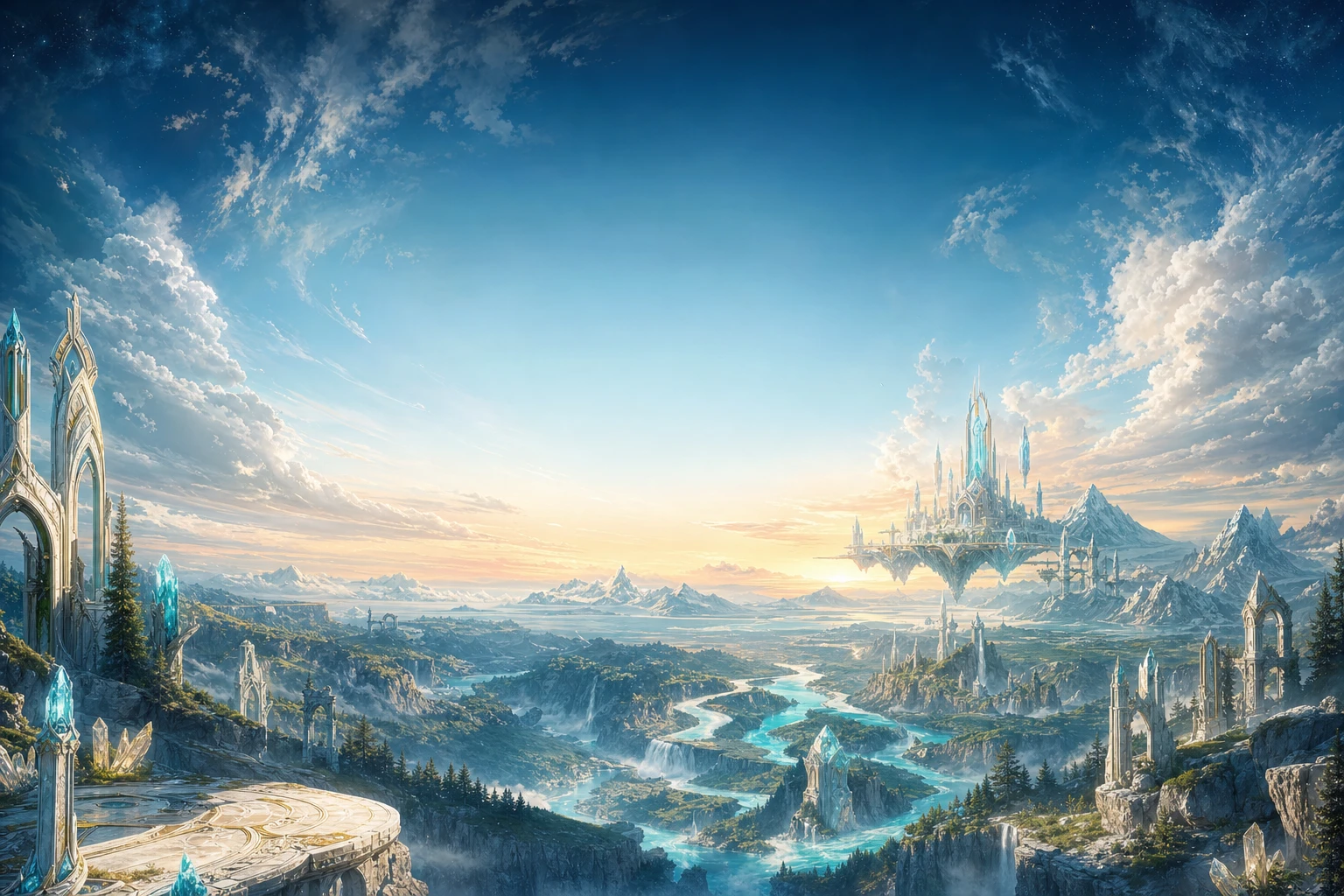 Celestial valley environment study